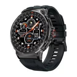   Ceas inteligent Colmi V69 cu curea din silicon, ecran IPS de 1,85", ecran mare, rezistență la apă IP68, negru