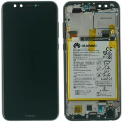   Honor 9 Lite LCD negru din fabrică + panou tactil cu cadru, baterie