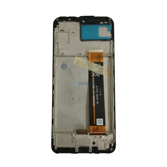 Samsung Galaxy A23 4G LCD + panou tactil cu ramă, negru, SM-A235