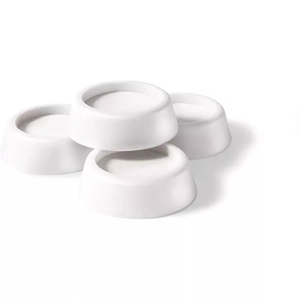 Anti-vibrație bază mașină de spălat, 4pcs, alb