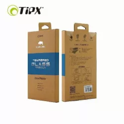   TiPX iPhone 6 6S Plus (5,5") folie neagra premium din sticla frontala de 0,3 mm
