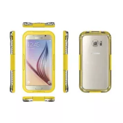   HUSĂ! - Samsung G925 Galaxy S6 Edge husă galben rezistent la apă