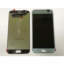   Samsung J330 Galaxy J3 (2017) argintiu (albastru) din fabrică LCD+panou tactil  - PIESĂ DE SCHIMB!