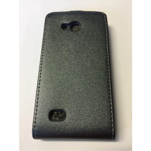 Husa cu rabat subtire din silicon LG Joy H220 gri grafit