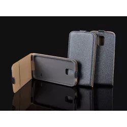   Husă cu rabat subțire din silicon pentru Sony Xperia E4G E2003, gri grafit