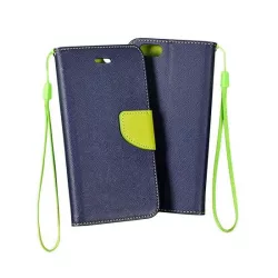   Husă pentru telefon Lenovo K6 Note, husă carte, carcasă cu deschidere laterală, închidere magnetică, albastru-verde închis, Fantezie
