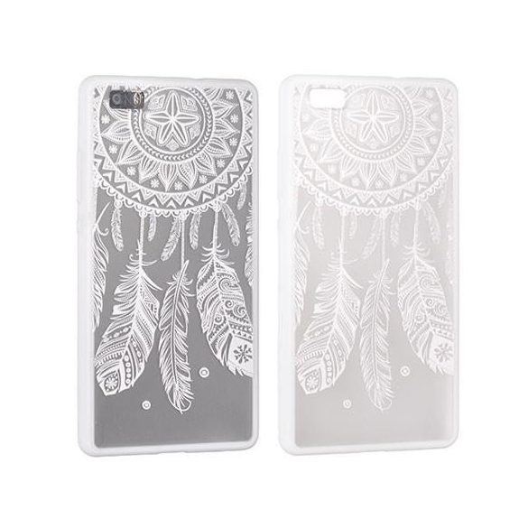 Dantelă Samsung G955 Galaxy S8 Plus alb model dreamcatcher clapa din spate
