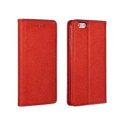   HUSĂ! - Husă pentru telefon iPhone XS Max (6,5"), husă carte, husă cu deschidere laterală, închidere magnetică, roșu