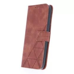   HUSĂ! - Husă pentru telefon Realme C31, husă carte, husă cu deschidere laterală, închidere magnetică, maro, Smart Trendy Porto
