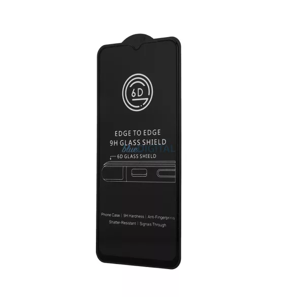 Xiaomi Redmi Notă 11 Pro 4G/5G / Redmi Notă 11 Pro Plus folie de sticlă frontală, negru, curbat, 0.4mm, 9H, lipici complet, 6D