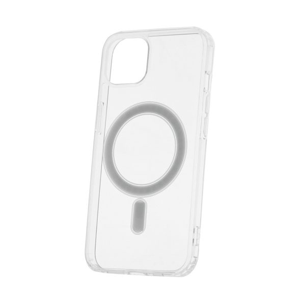 Husa din silicon pentru iPhone 12 / 12 Pro (6.1"), transparenta, 1.5mm, Anti-Soc Magsafe