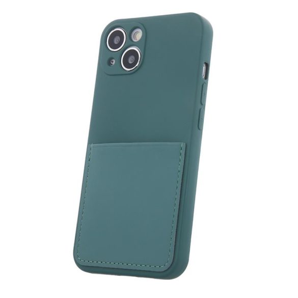 Husa din silicon pentru Samsung Galaxy A33, husa din spate, card bancar rezistent, verde, SM-A336, husa card