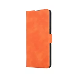   HUSĂ! - Husă pentru telefon Samsung Galaxy S23 Ultra, husă carte, husă cu deschidere laterală, închidere magnetică, SM-S918, portocaliu, Smart Mono