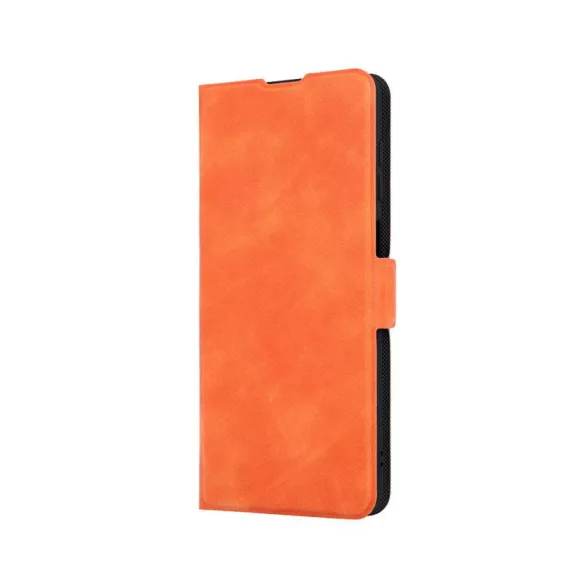 HUSĂ! - Husă pentru telefon Samsung Galaxy S23 Ultra, husă carte, husă cu deschidere laterală, închidere magnetică, SM-S918, portocaliu, Smart Mono