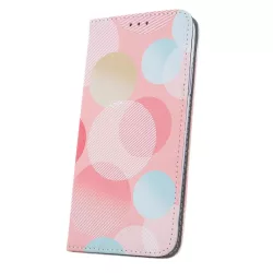   HUSĂ! - Husă pentru telefon Samsung Galaxy S23 Ultra, husă carte, husă cu deschidere laterală, închidere magnetică, SM-S908, Smart Trendy Pastel Circular