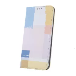   HUSĂ! - Husă pentru telefon Samsung Galaxy S23 Ultra, husă carte, husă cu deschidere laterală, închidere magnetică, SM-S908, Smart Trendy Pastel Square