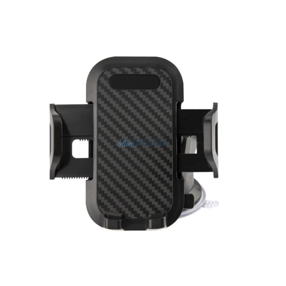 Suport auto universal, poate fi amplasat pe parbriz / bord, rotativ 360°, braț telescopic, negru, Setty US-T1
