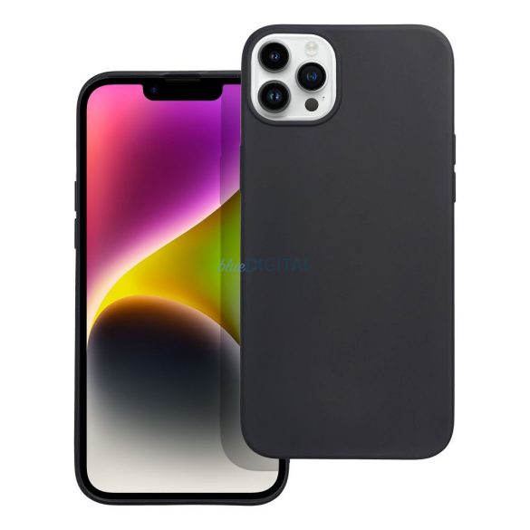 iPhone 15 Pro (6.1") carcasă din silicon, capac spate, negru, mat