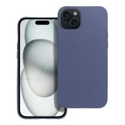   Husa din silicon pentru iPhone 15 (6.1"), husa din spate, albastra, mata