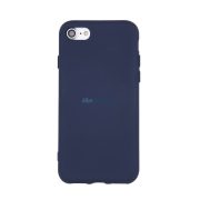   Husă din silicon pentru iPhone 15 Pro (6,1"), carcasă spate, interior din piele de căprioară, albastru, mat, husă din silicon
