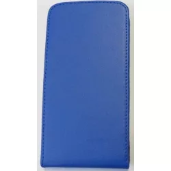   Samsung G386 Galaxy Core LTE albastru din piele artificială Husă verticală subțire, cu cadru de blocare în 4 puncte
