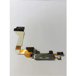 Port de încărcare alb iPhone 4 4G cu microfon
