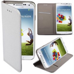   Husa telefon LG K7, husa carte, husa cu deschidere laterala, inchidere magnetica, X210, argintiu