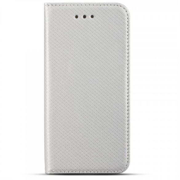 Husă pentru telefon LG G4S, husă carte, carcasă cu deschidere laterală, închidere magnetică, H735, argintiu