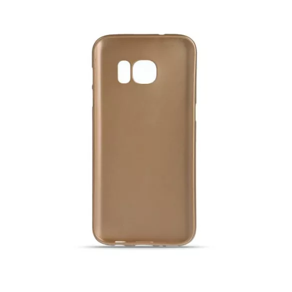 Husa din silicon Chrome Samsung G900 Galaxy S5 Aur