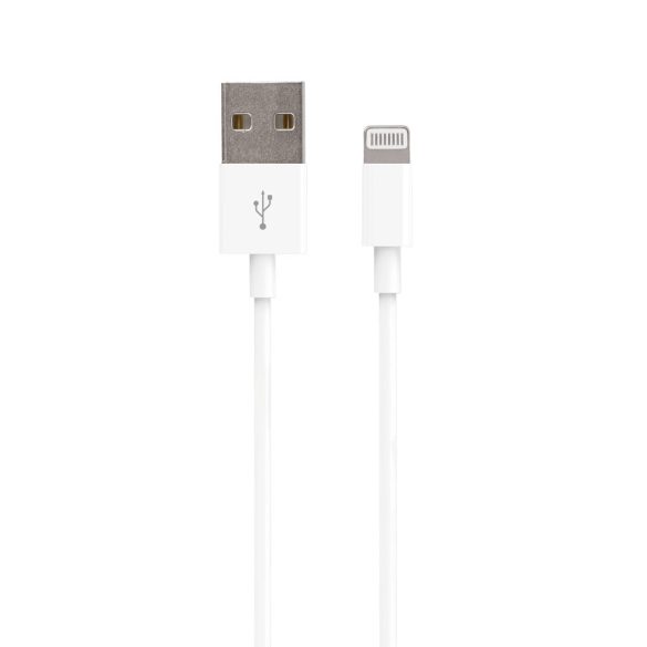 Cablu de date iPhone 8pin, 3M, 1A, alb, Forever