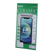   Samsung Galaxy S22 folie de sticlă frontală, cadru negru, 9H, 0.33mm, SM-S901, 9D Ceramic Glass