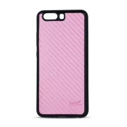   Husa din silicon Beeyo Carbon Samsung A320 Galaxy A3 2017 roz-negru