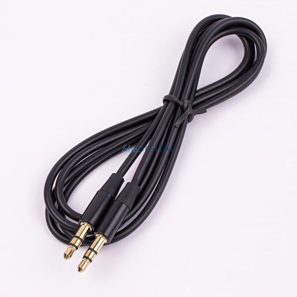 Cablu audio jack-jack universal, 3,5 mm, negru, 1M, Maxlife