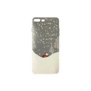 Husa transparenta din silicon pentru iPhone 6 6S Plus (5,5") cu model Mos Craciun