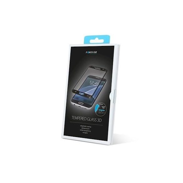 Forever Samsung J730 Galaxy J7 2017 EU peliculă din sticlă 3D curbată albă