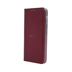   Samsung Galaxy A05s husă pentru telefon, husă pentru carte, husă pentru notebook, husă cu deschidere laterală, închidere magnetică, SM-A057, burgundy, Smart Magnetic