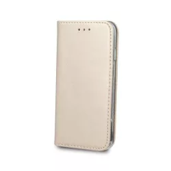   HUSĂ! - Husă pentru telefon pentru iPhone XS Max (6,5"), husă carte, husă pentru notebook, carcasă cu deschidere laterală, închidere magnetică, auriu, Smart Magnetic