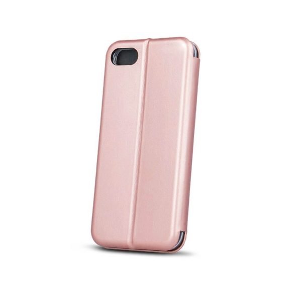 iPhone 7 / 8 / SE 2020 / SE 2022 Husă carte, închidere magnetică, Husă flip, ramă din silicon, aur roz, Diva