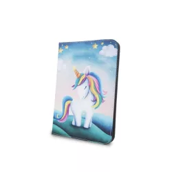   Husă universală pentru cărți tabletă, cu model, 9"-10", Unicorn