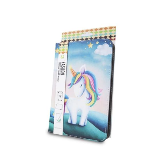 Husă universală pentru cărți tabletă, cu model, 9"-10", Unicorn