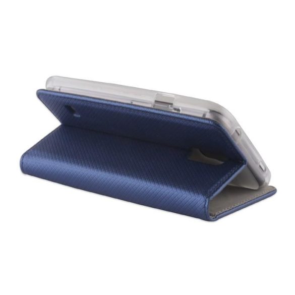 Huawei Y7 2019 husă pentru telefon, husă carte, husă cu deschidere laterală, închidere magnetică, albastru marin