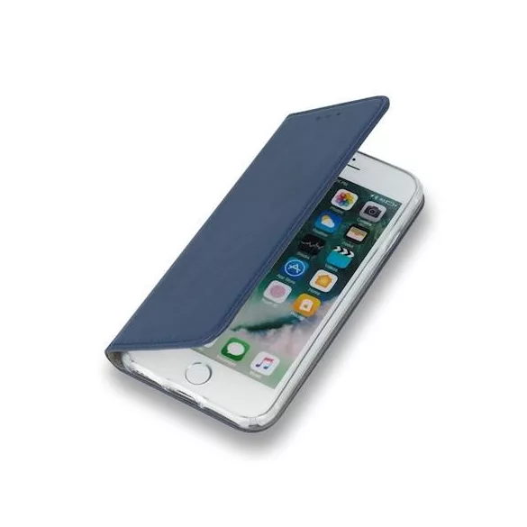 Samsung Galaxy A30 / A20 husă pentru telefon, husă pentru carte, husă pentru notebook, husă cu deschidere laterală, închidere magnetică, SM-A305, SM-A205, albastru, Smart Magnetic