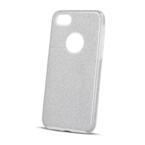 Samsung Galaxy A50 / A50s / A30s silicon husă, sclipici, Husă spate, SM-A505, SM-A507, SM-A307, argint, sclipici