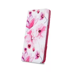   HUSĂ! - Husă carte din silicon pentru iPhone XS Max (6,5") "Pink Flowers".