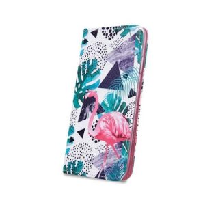 Bibliotecă cu cadru din silicon pentru iPhone X / XS (5,8") "Flamingo".