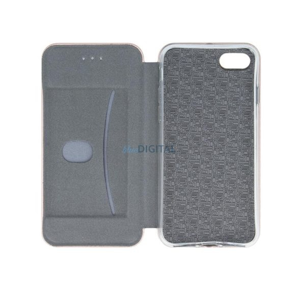 Husă carte Samsung Galaxy S24, închidere magnetică, husă flip, cadru din silicon, albastru, SM-S921, Diva