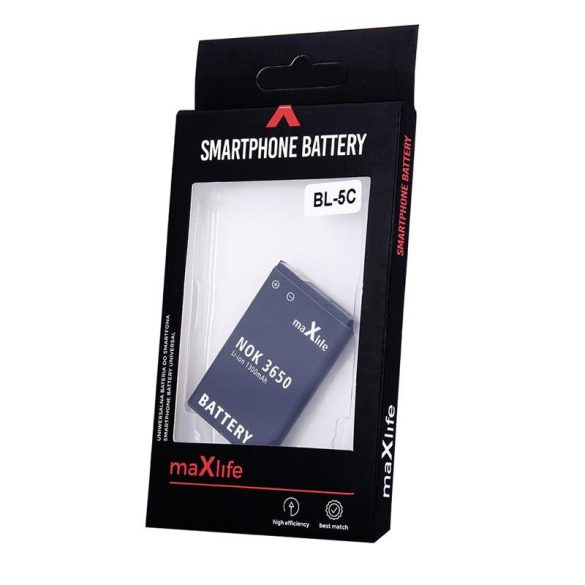 baterie maXlife Nokia 3100/3650/6230/3110 Classic BL-5C aftermarket 1300mAh
