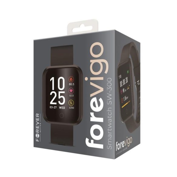 Forever ForeVigo SW-300 ceas inteligent negru