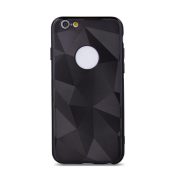   Husa spate Samsung Galaxy A10, husa din silicon, neagra, SM-A105, Geometric Shine