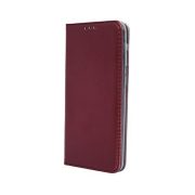   Husă pentru telefon Samsung Galaxy A10, husă carte, husă notebook, husă cu deschidere laterală, închidere magnetică, SM-A105, visiniu, Smart Magnetic